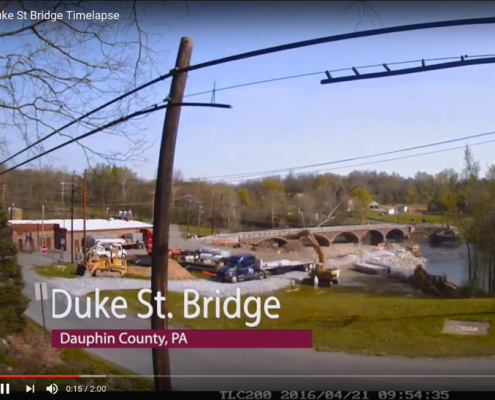 Duke Street Bridge under construction