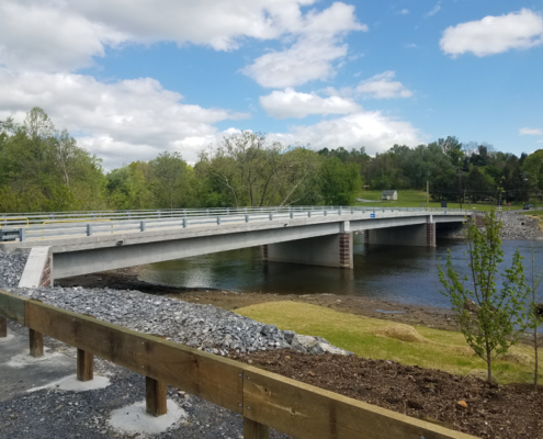 Duke Street Bridge after construction