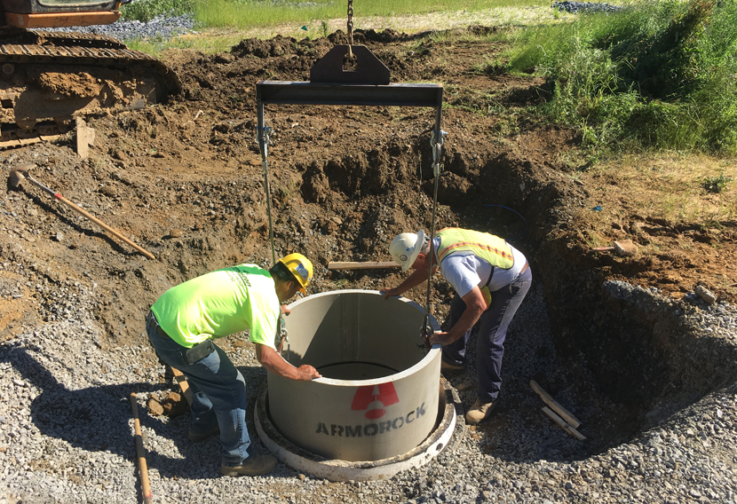 Polymer Concrete Manhole Insert