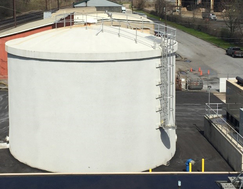 Steelton Post-Chlorination Tank for Disinfection Byproduct Removal