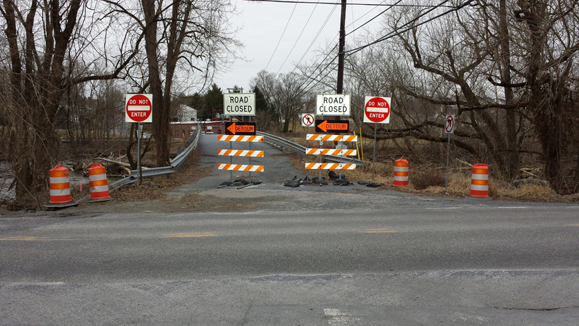 Bridge closed