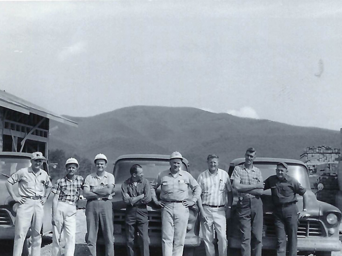 HRG on site at the construction of the Goshen Dam in the 1960s