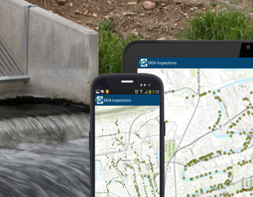 Mobile GIS Development for MS4 Inspections