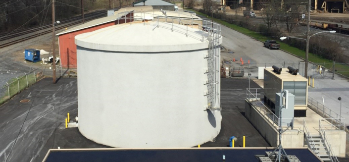 Steelton Post-Chlorination Tank for Disinfection Byproduct Removal