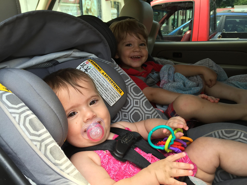 Kids in car seat
