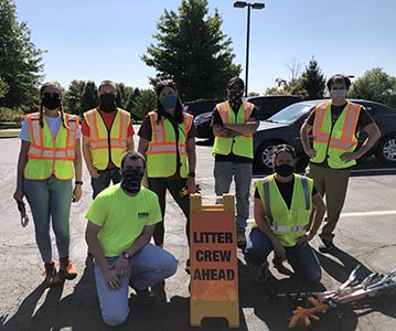 Pittsburgh team members participate in Adopt a Highway